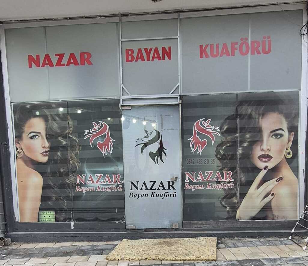 Nazar Bayan Kuaförü dış görünüm